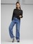 67788601 Her Crew Tr Siyah Kadın Kapüşon Yaka Regular Fit Sweatshirt 2