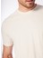 Bej Erkek Bisiklet Yaka Basic T-Shirt F4SM-TST 0740 5
