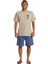 Tropical Breeze Mor Erkek Krem T-Shirt 1