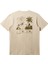 Tropical Breeze Mor Erkek Krem T-Shirt 2