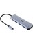 BX08HB 6in1 Type-C Hub 3x USB 3.0, Micro SD / SD, PD Şarj Macbook Uyumlu Çoklayıcı Adaptör 2