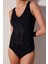 Basic Shapewear Korseli Siyah Mayo 3