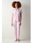 Gingham Pembe Gömlek Pantolon Pijama Takımı 1