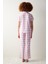 Gingham Pembe Gömlek Pantolon Pijama Takımı 5