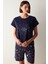 Zodiac Şortlu Lacivert Pijama Altı 2