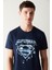 Erkek Superman Lacivert Pijama Takımı 1