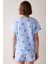 Base Gingham Gömlek Şort Pijama Takımı 4