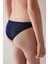 Easy Lace Dantel V Kesim Lacivert Brazilian Külot 2