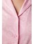 Base Flowers Pembe Gömlek Pantolon Pijama Takımı 4