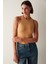 Açık Kahverengi Halter Yaka Çıtçıtlı Body 1