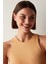 Açık Kahverengi Halter Yaka Çıtçıtlı Body 3