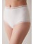 Easy Micro Lace Dantel Yüksek Bel Ekru Slip Külot 1