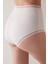 Easy Micro Lace Dantel Yüksek Bel Ekru Slip Külot 2