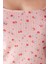 Cherries Pointel Pembe Şortlu Pijama Takımı 3