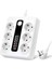 Power Socket 6'lı Priz/ 1 Type-C Giriş / 5 USB Giriş 3000W 4