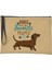 Q03487-A012BR-S Tarzı Kısa Bacaklar Ama Büyük Tutum Dachshund Köpek Baskı Makyaj Çantası Seyahat Tuvalet Organizatör Kadın Kozmetik Çantaları Fermuarlı Debriyaj Kese (Yurt Dışından) 1