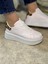 Imershoes Günlük Kadın Sneaker Bağcıklı Hafif Kalın Yüksek Tabanlı Leopar Detaylı Yürüyüş Spor Ayakkabı 065 1