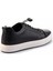 Siyah Deri Erkek Casual Ayakkabı E01380110903 4