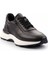Siyah Hakiki Deri Erkek Sneaker E01350709503 3