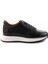 Siyah Floter Hakiki Deri Erkek Sneaker E01310110240 2