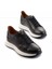 Siyah Floter Hakiki Deri Erkek Sneaker E01310110240 1