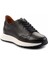 Siyah Floter Hakiki Deri Erkek Sneaker E01310110240 3