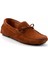 Taba Süet Hakiki Deri Erkek Loafer Ayakkabı E01902000202 3