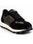 Siyah Siyah Süet Hakiki Deri Erkek Sneaker E01585731902 3