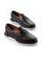 Siyah Hakiki Deri Erkek Loafer Ayakkabı E01439500003 1