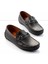 Siyah Yılan Hakiki Deri Erkek Loafer Ayakkabı E01378000407 1