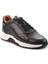 Siyah Hakiki Deri Erkek Sneaker E01310601003 3