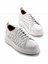 Beyaz Örgü Hakiki Deri Erkek Sneaker E01310111741 1
