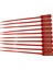 100 Adet Kırmızı Et Belirleme (Karkas) Kelepçesi 36CM 1