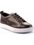 Kahve Antik Hakiki Deri Erkek Sneaker E01901254341 3