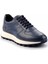 Indigo Nubuk Hakiki Deri Erkek Sneaker E01901630001 3