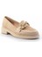 Bej Triko Kadın Loafer Ayakkabı K01362245882 2