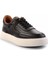 Siyah Hakiki Deri Erkek Sneaker E01549289203 3