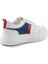Beyaz Kırmızı Napa Hakiki Deri Erkek Sneaker E01901251843 4