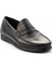 Siyah Hakiki Deri Erkek Loafer Ayakkabı E01556014103 3