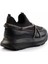 Siyah Siyah Streç Kadın Sneaker K01212203209 4