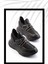 Siyah Platin Taşlı Streç Kadın Sneaker K01212333317 1