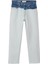 Düz Paçalı Batik Jean 5