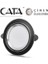 10 Adet Cata Ct 5258 Siyah Kasa Zepra LED Spot 6W 3 Renkli 1