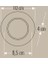 10 Adet Cata Ct 5258 Siyah Kasa Zepra LED Spot 6W 3 Renkli 2