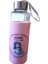 Pembe Kova Burcu Kılıflı Cam Matara 400ML 1