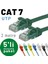 Irenıs 5 Adet 2 Metre Cat7 Kablo Ethernet Network Internet Lan Kablosu 1