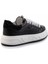 Siyah Deri Kadın Sneaker K01459702103 4