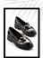Siyah Kırışık Rugan Kadın Loafer Ayakkabı K01257067608 1