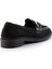 Siyah Triko Kadın Loafer Ayakkabı K01362245682 4