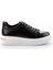 Siyah Yılan Baskı Kadın Sneaker K01377023409 2